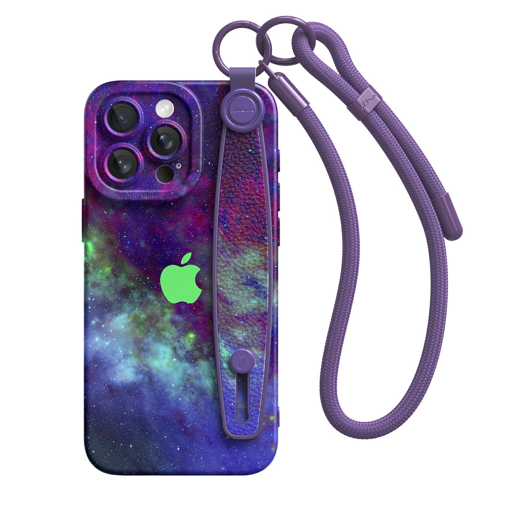 Psychedelic Purple World | iPhone Series Multifunctional Wristband Case