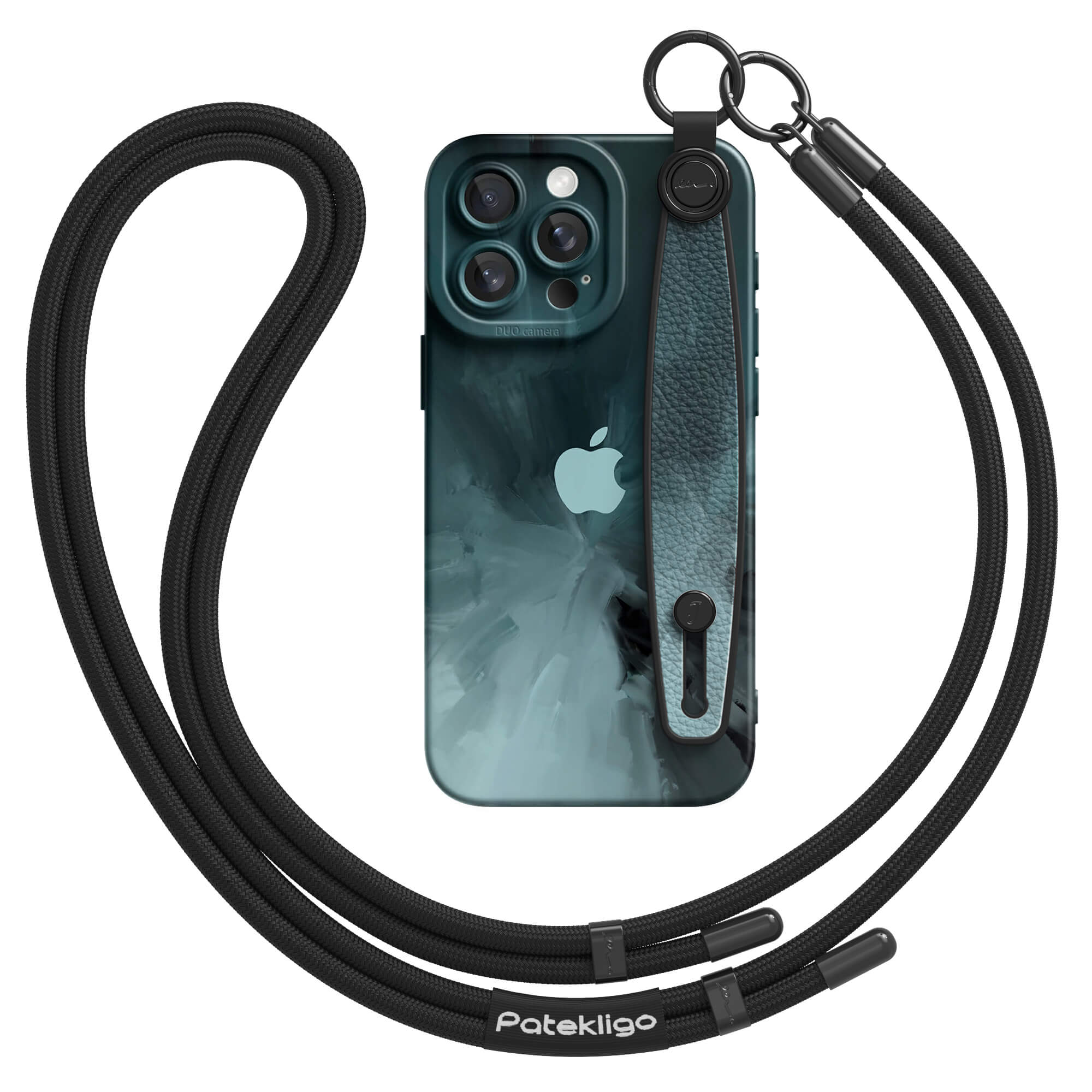 Black Gray | iPhone Series Multifunctional Wristband Case