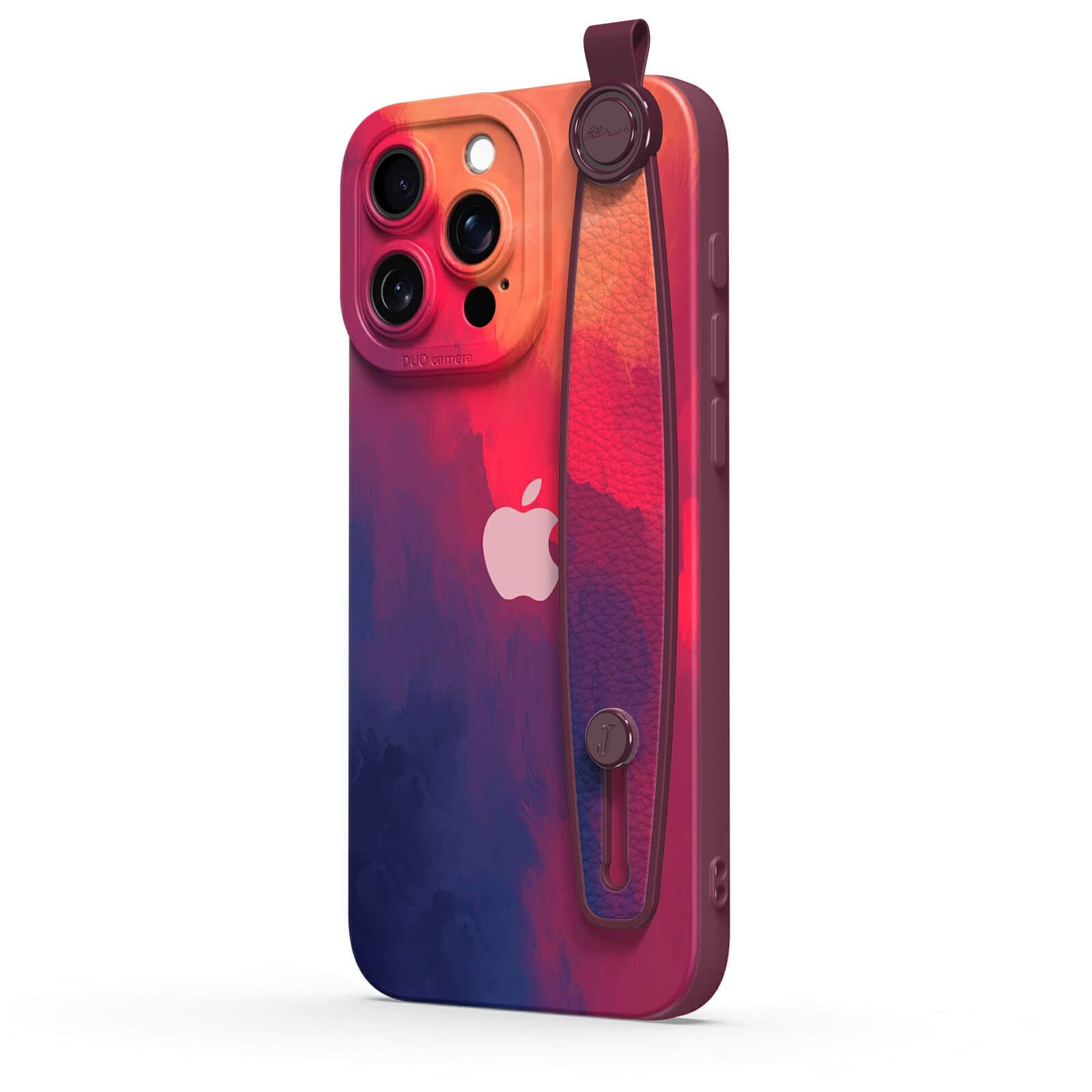 Fiery Red | iPhone Series Multifunctional Wristband Case