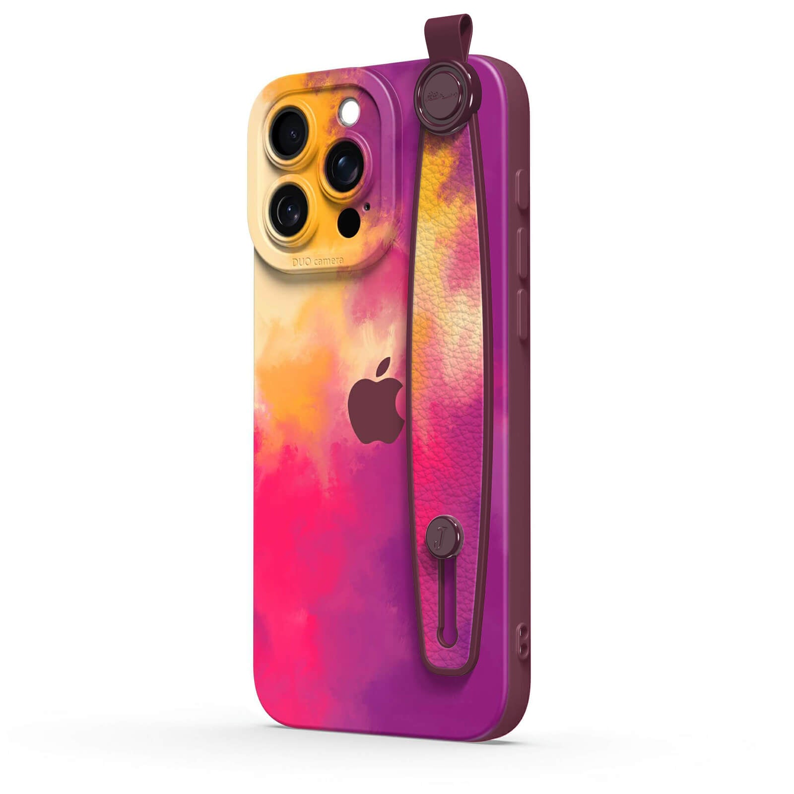 Daisy Fuchsia | iPhone Series Multifunctional Wristband Case