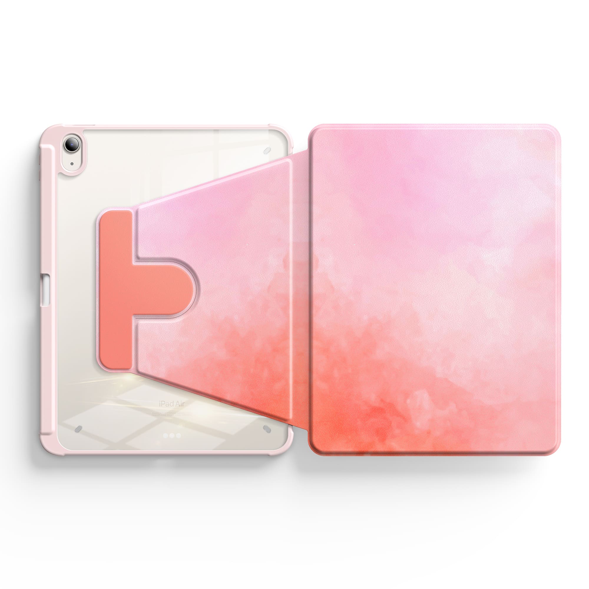 Warming Pink | iPad Series Snap 360° Stand Impact Resistant Case