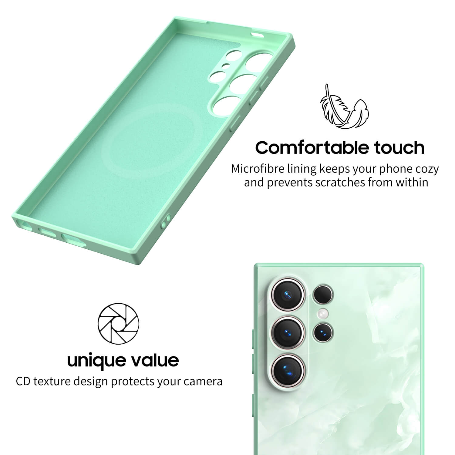 Caitian Jade | Samsung Series Impact Resistant Protective Case