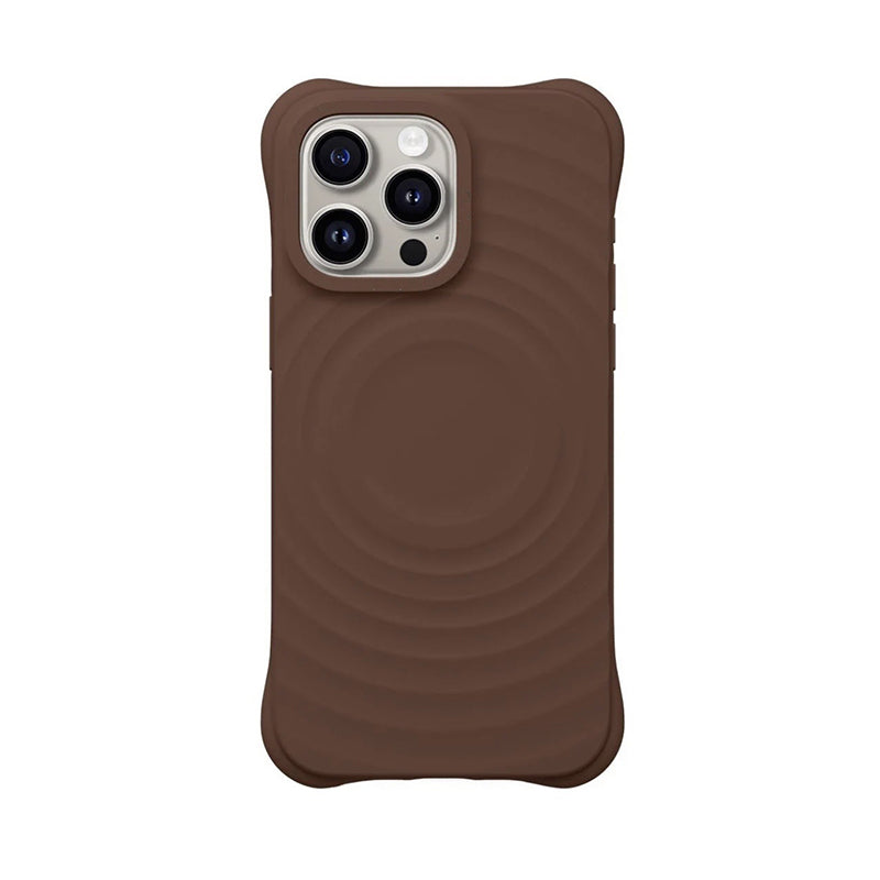 Amber Brown | iPhone Ripple Liquid Silicone Case