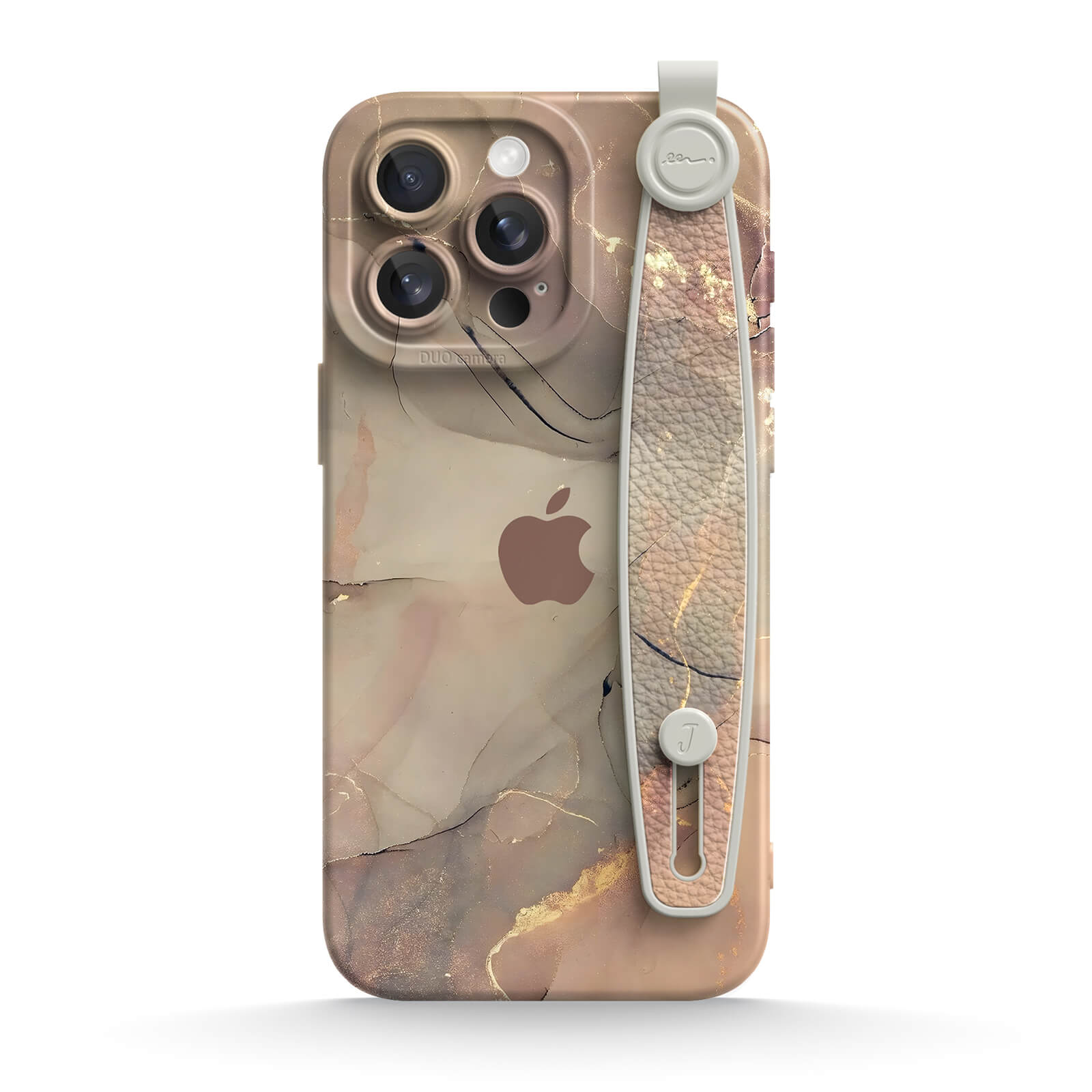 Elegant Brown | iPhone Series Multifunctional Wristband Case