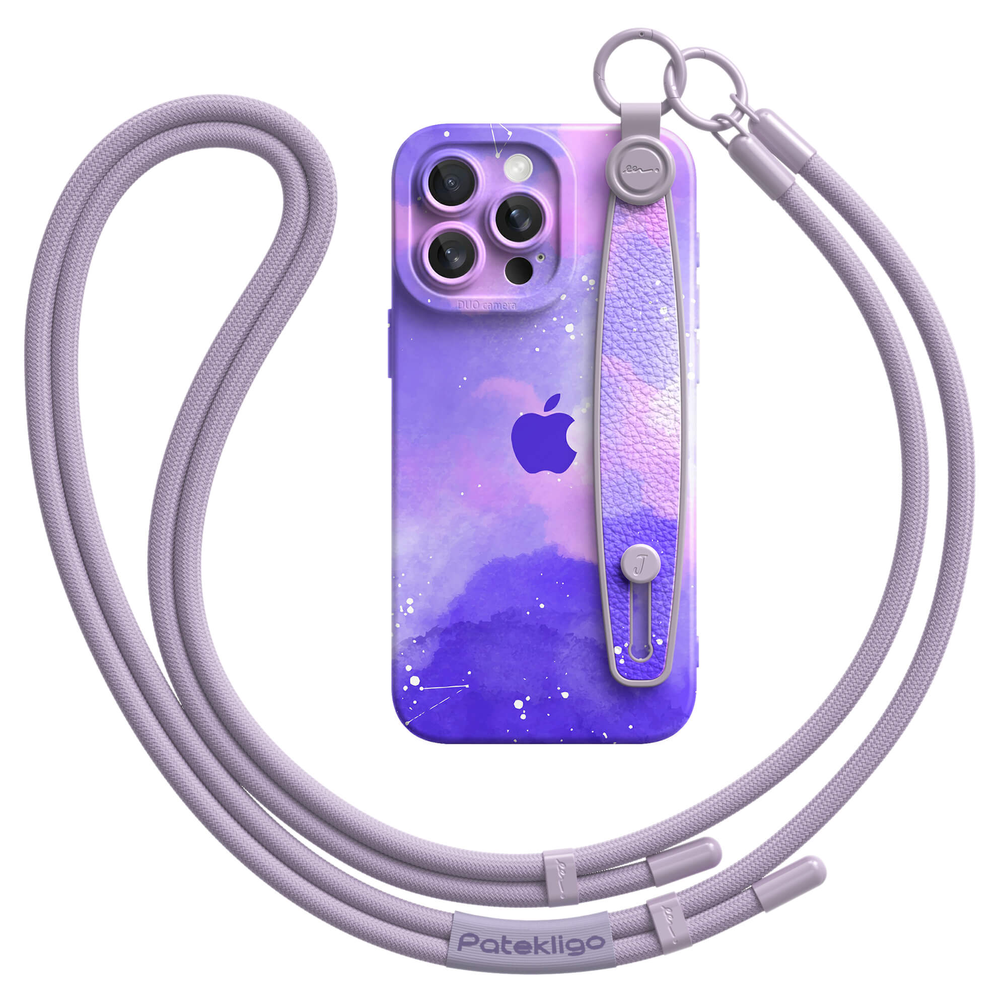 Astral Violet | iPhone Series Multifunctional Wristband Case