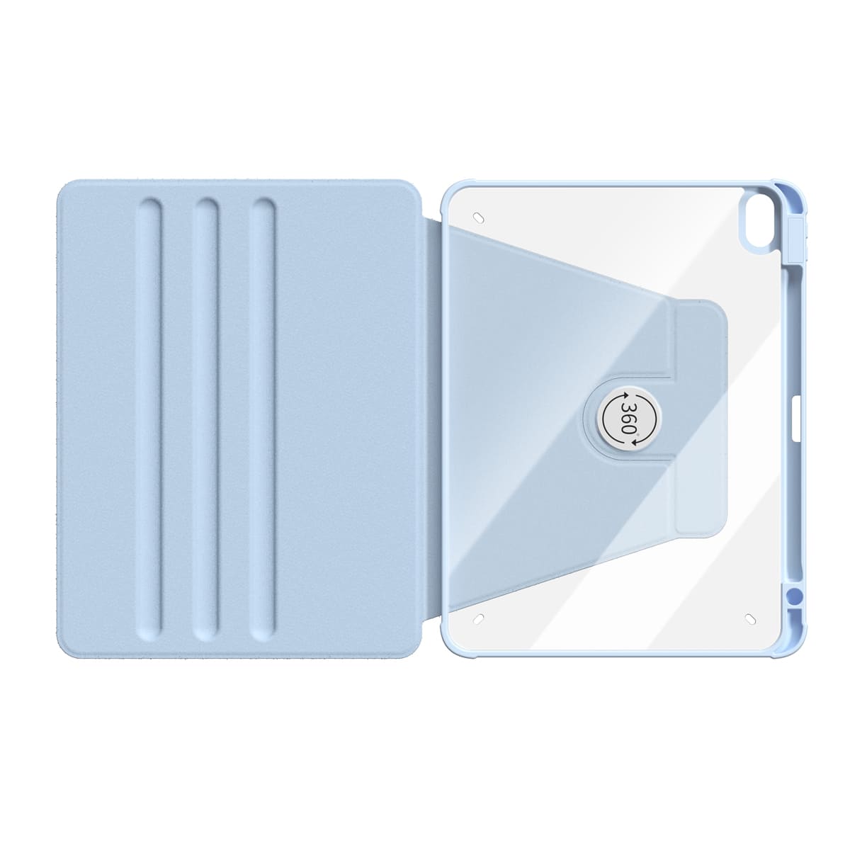 Blue Gray Jade | iPad Series Snap 360° Stand Impact Resistant Case