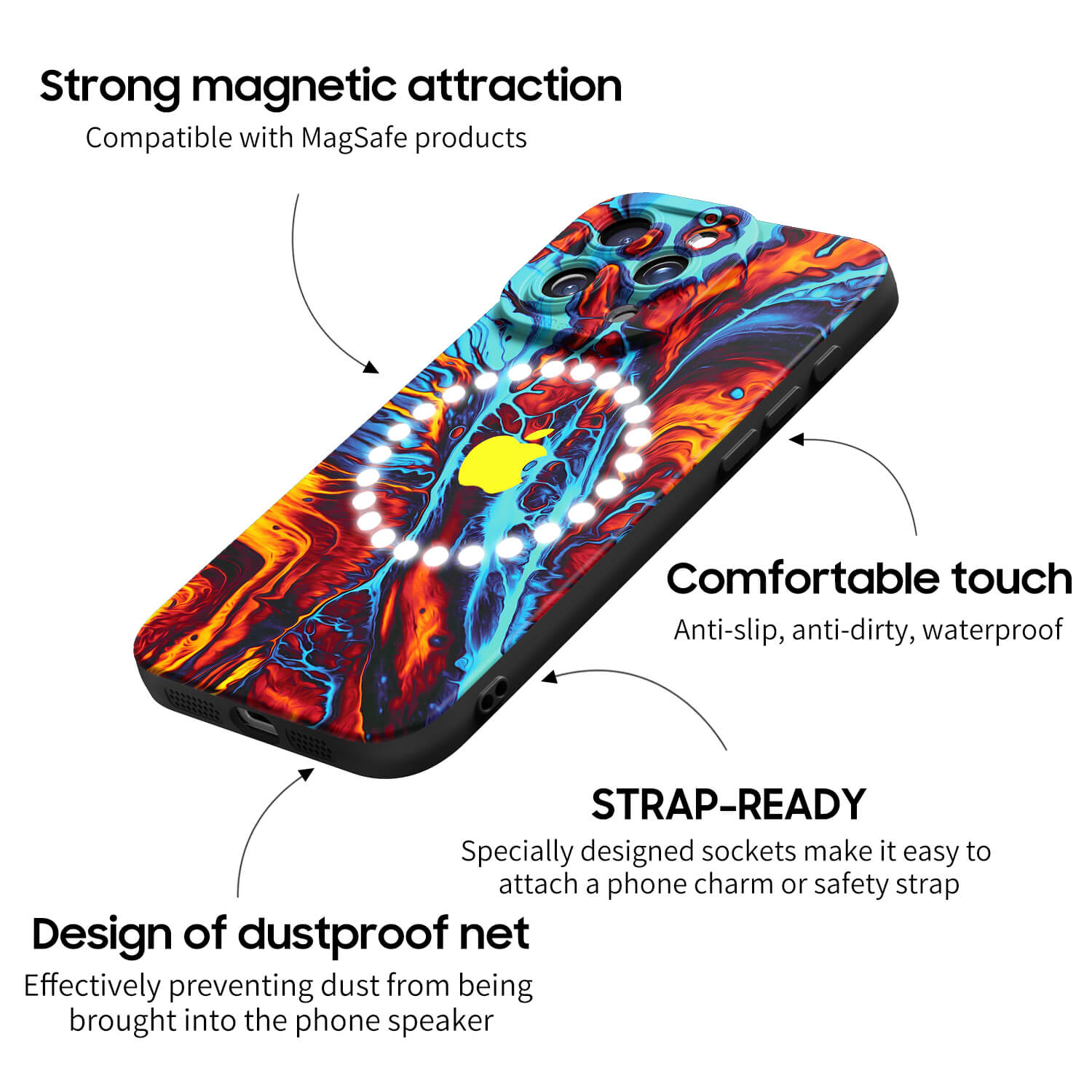 Hell Flame | IPhone Series Impact Resistant Protective Case