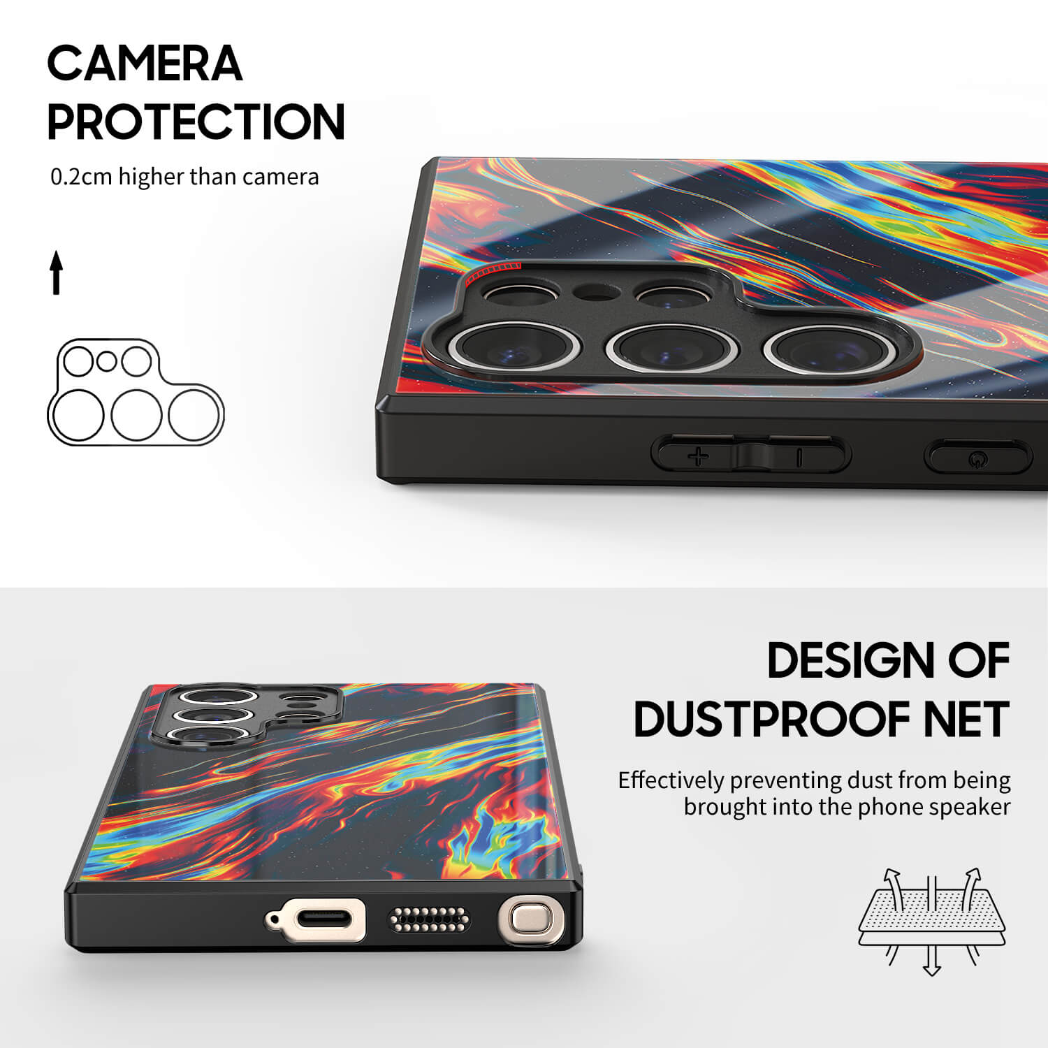 Psychedelic Nebula | Samsung Series Impact Resistant Protective Case