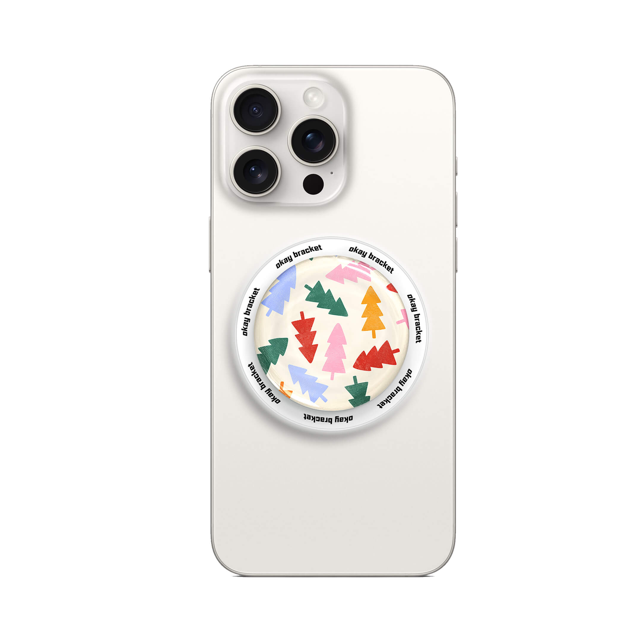 Colorful Christmas Tree | Air Bag Grip For MagSafe