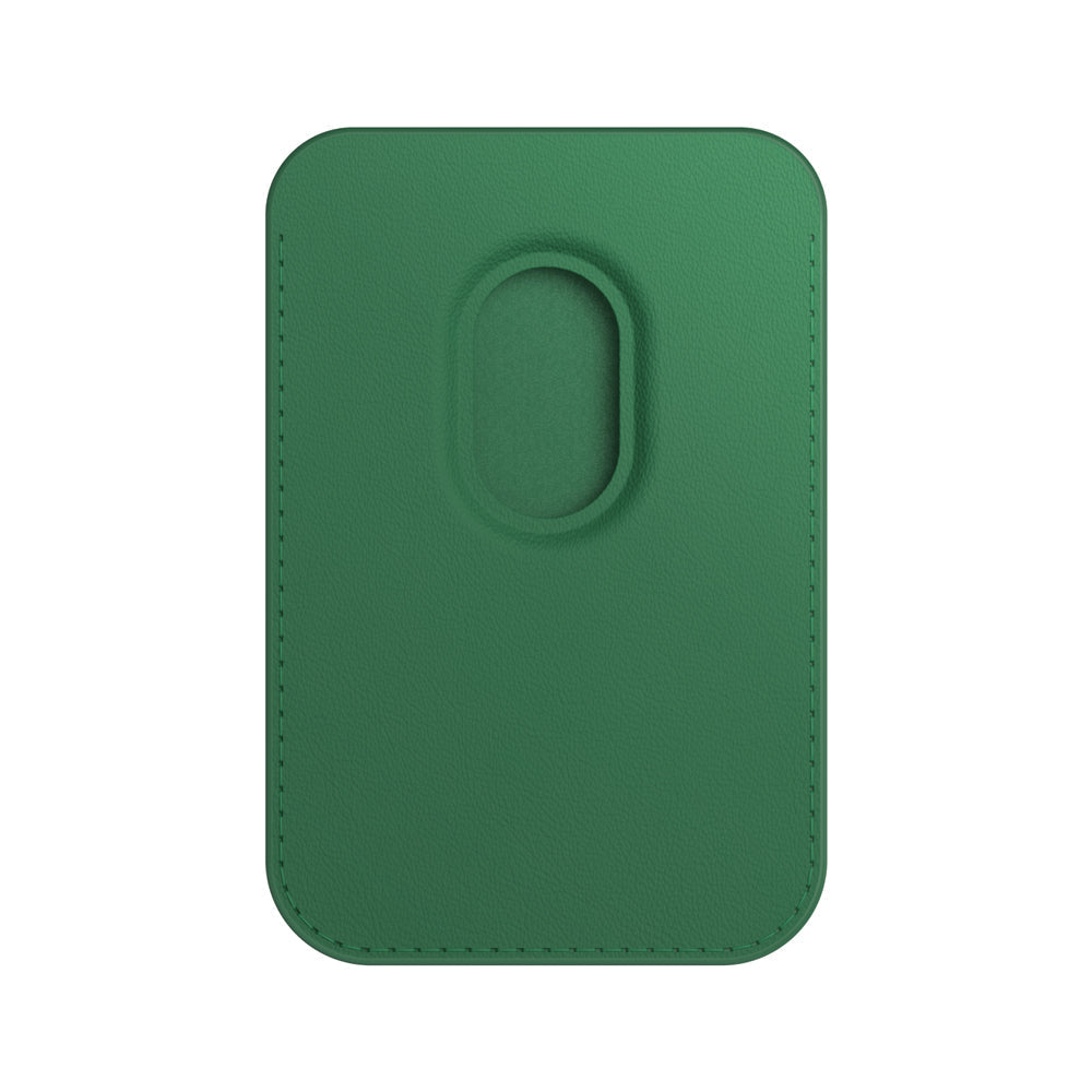 Midnight Green | Leather Wallet with MagSafe