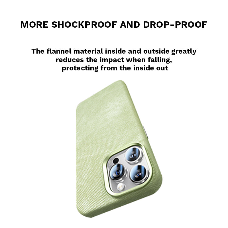 Matcha Green | iPhone Flannel Case