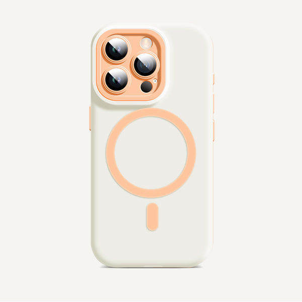 White | iPhone Liquid Silicone MagSafe Case