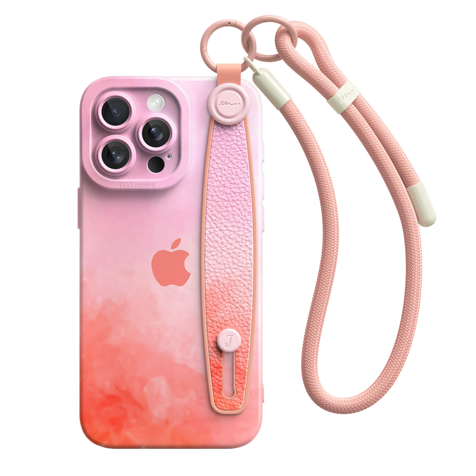 Warming Pink | iPhone Series Multifunctional Wristband Case