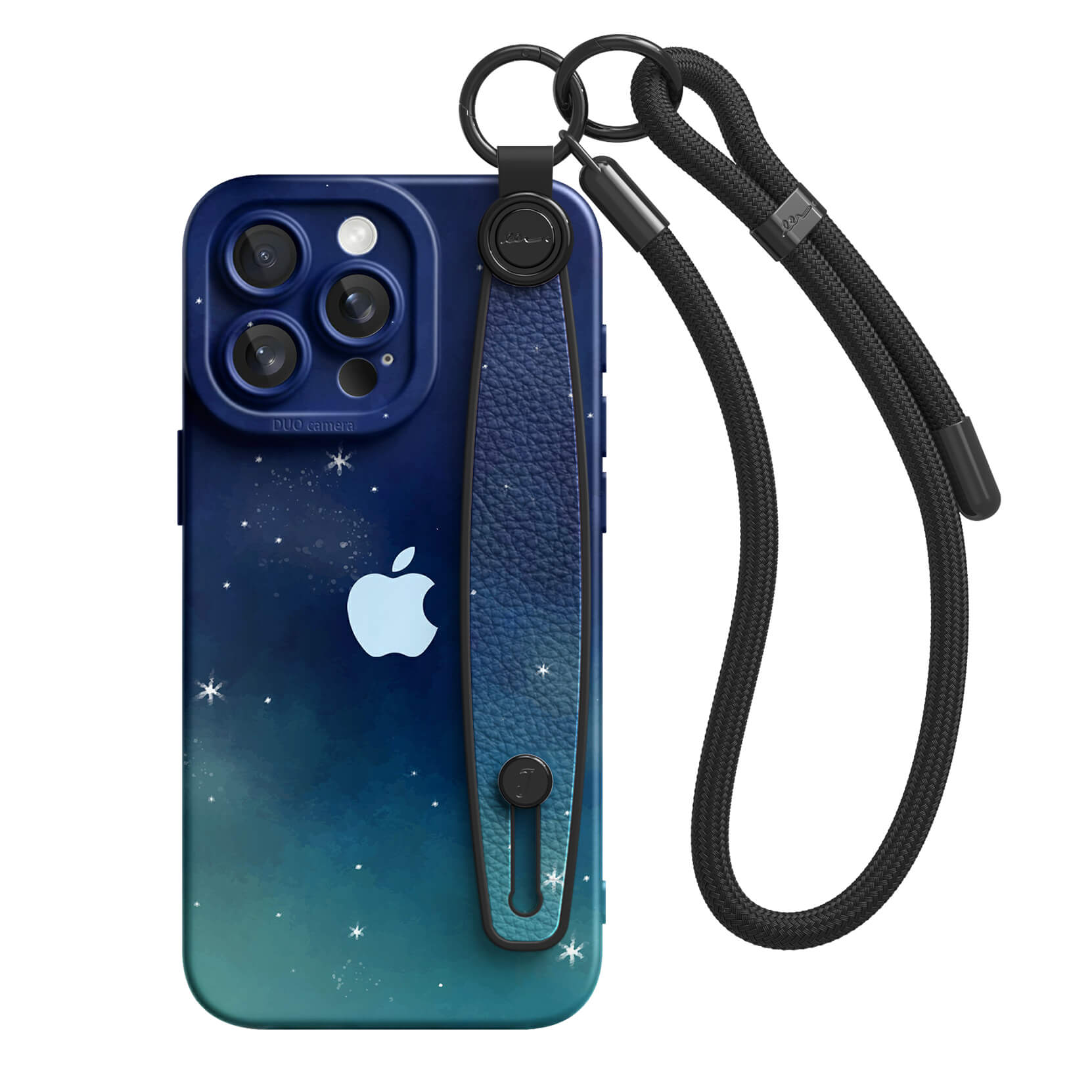 Star-Blue Green | iPhone Series Multifunctional Wristband Case