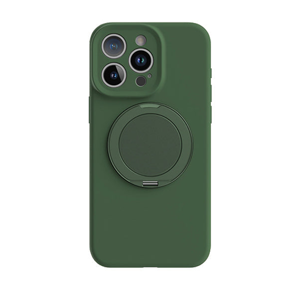 Army Green | iPhone Liquid Silicone Bracket Case