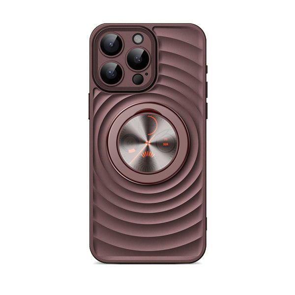 Burgundy Red | iPhone Ripple Bracket Case