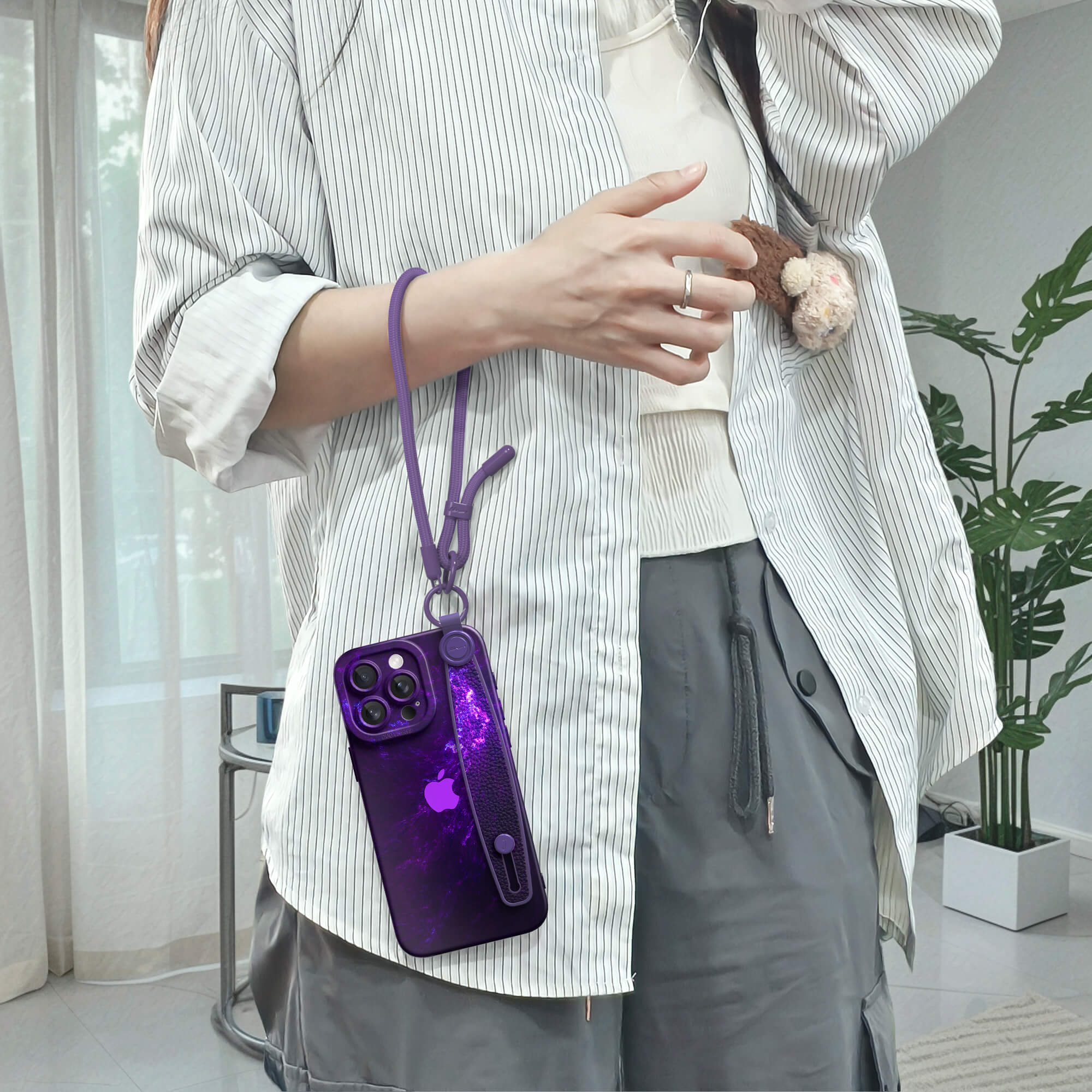 Purple Lifeform | iPhone Series Multifunctional Wristband Case