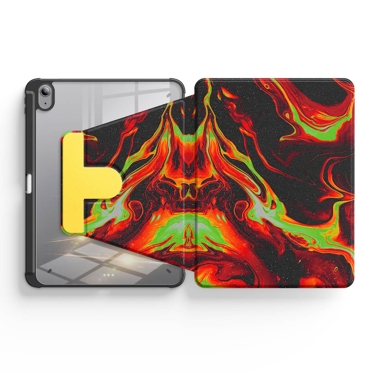 Hell Flame | iPad Series Snap 360° Stand Impact Resistant Case