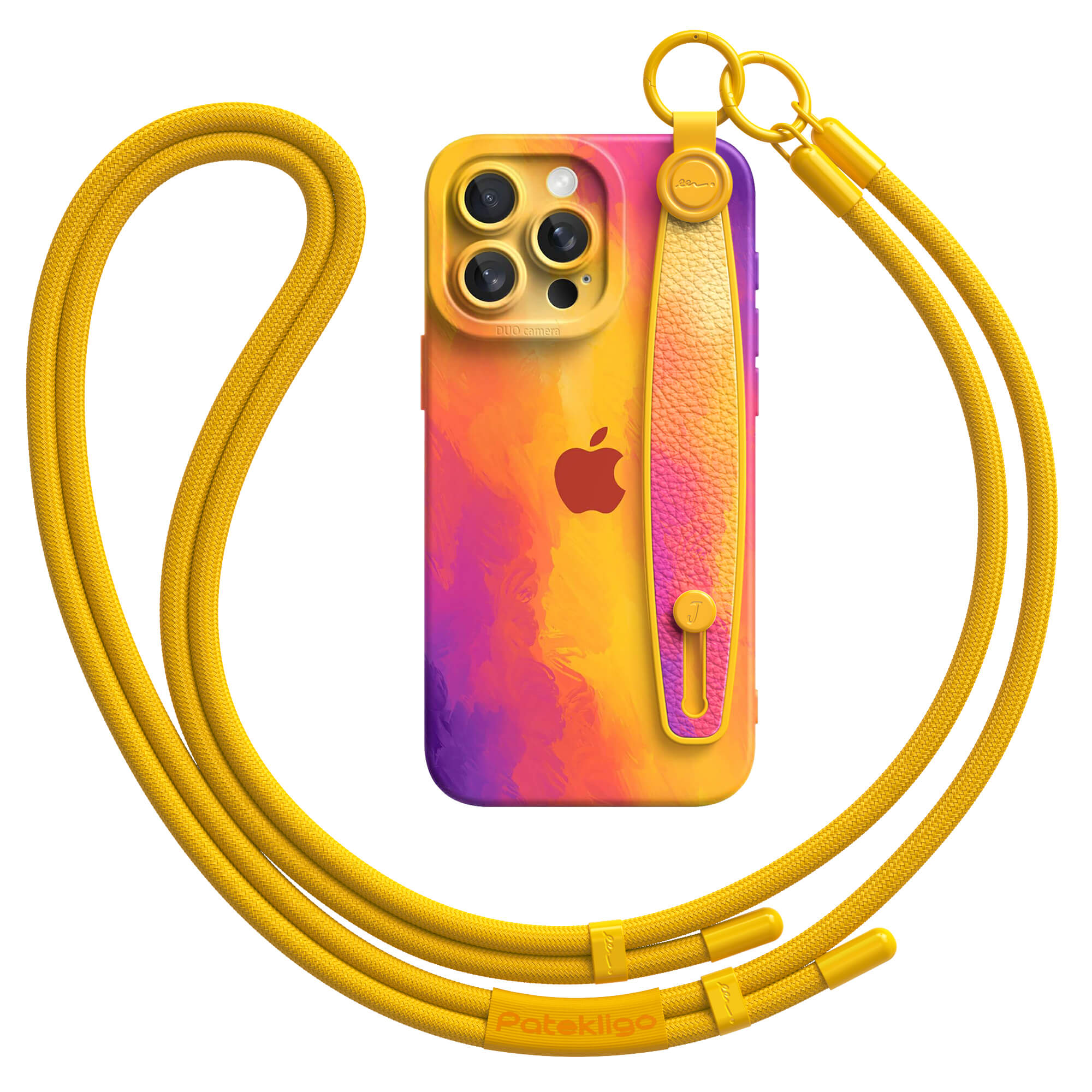 Fire Cloud-A Line of Sky | iPhone Series Multifunctional Wristband Case