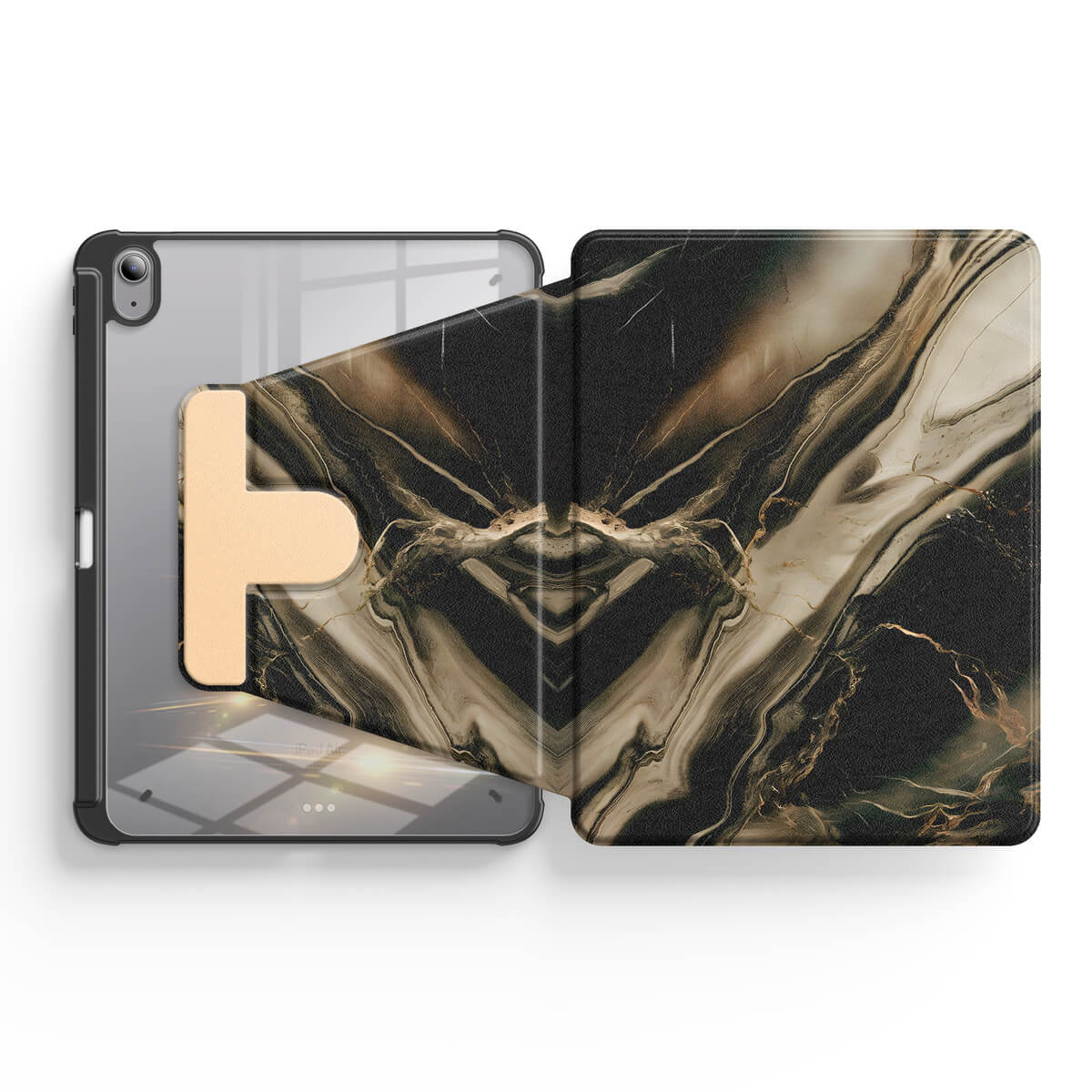 Gilded Black | iPad Series Snap 360° Stand Impact Resistant Case