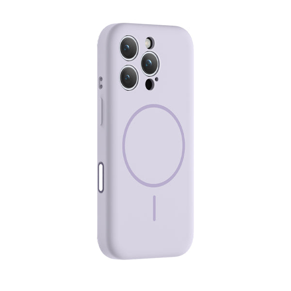 Light Purple | iPhone All-inclusive silicone Mafsafe Case