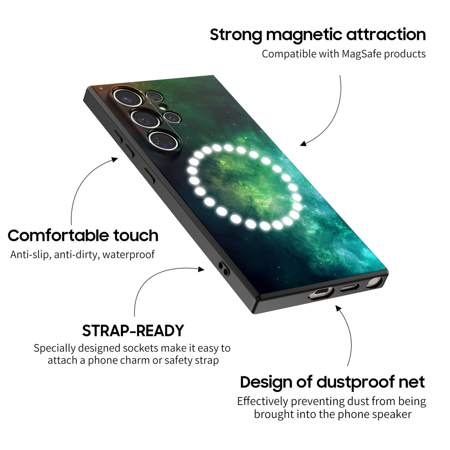 North Sea Aurora | Samsung Series Impact Resistant Protective Case