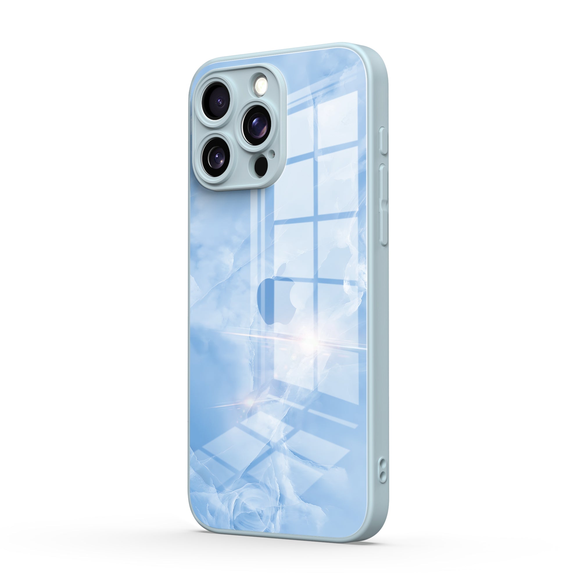 Ice Crack Blue | IPhone Series Impact Resistant Protective Case