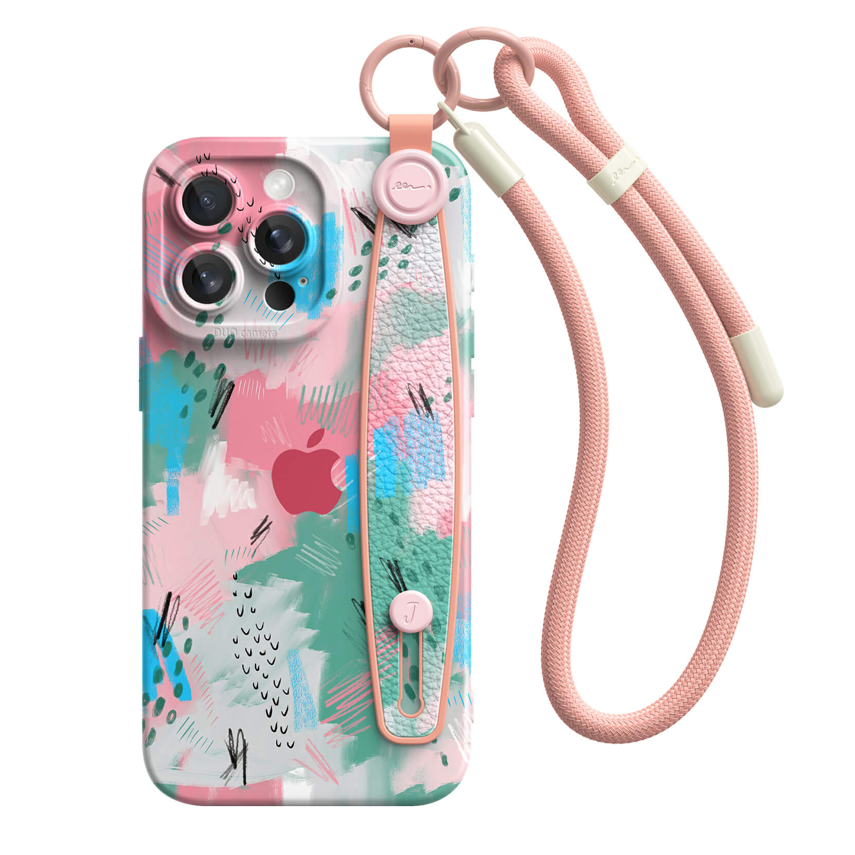 Rose Lake Under the Joy | iPhone Series Multifunctional Wristband Case