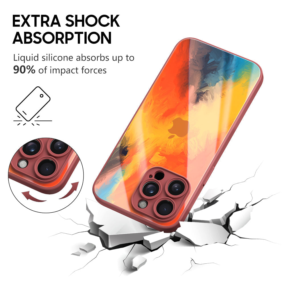 Pebble Color | IPhone Series Impact Resistant Protective Case