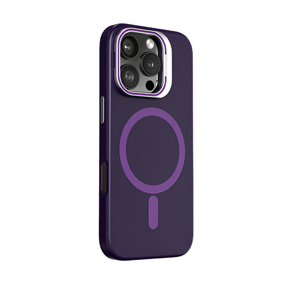 Dark Purple | iPhone Lens Bracket Liquid Silicone Case