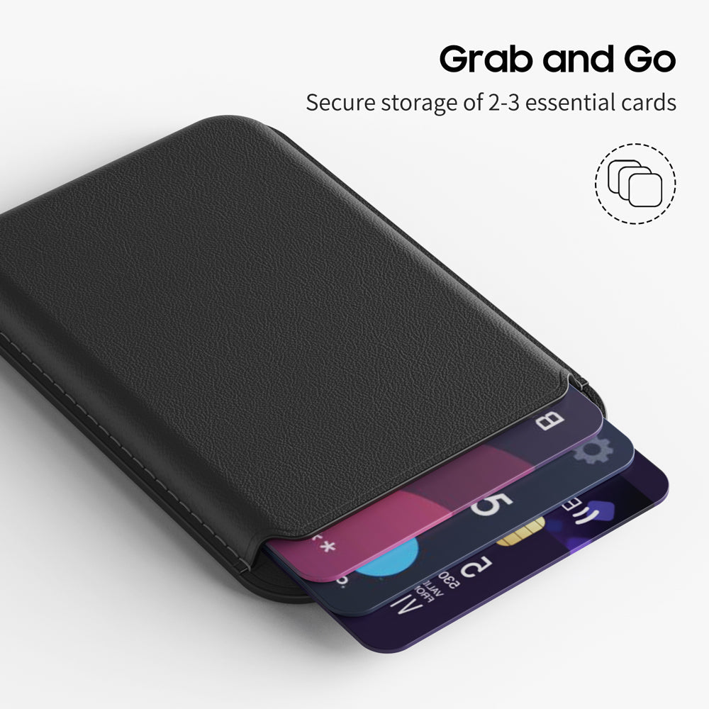 Dark Purple | Leather Wallet with MagSafe