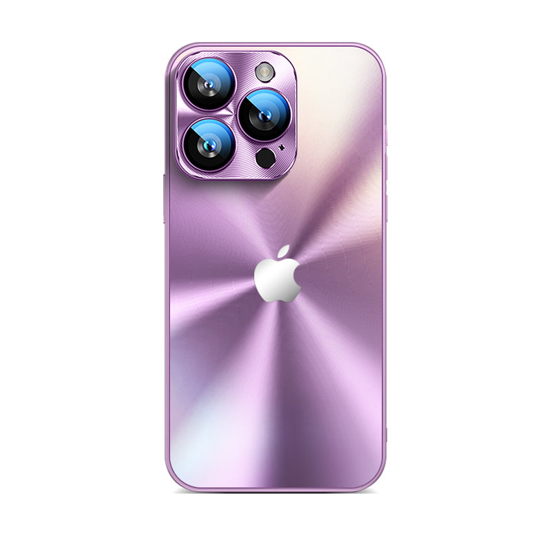 Grass Purple | iPhone Glare Metal Case