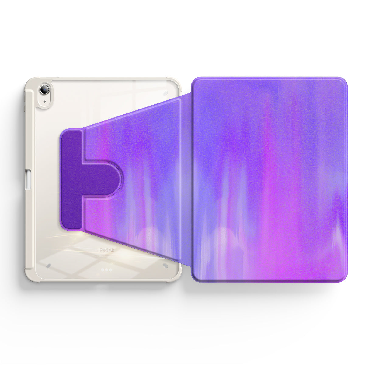 Streamer Purple | iPad Series Snap 360° Stand Impact Resistant Case