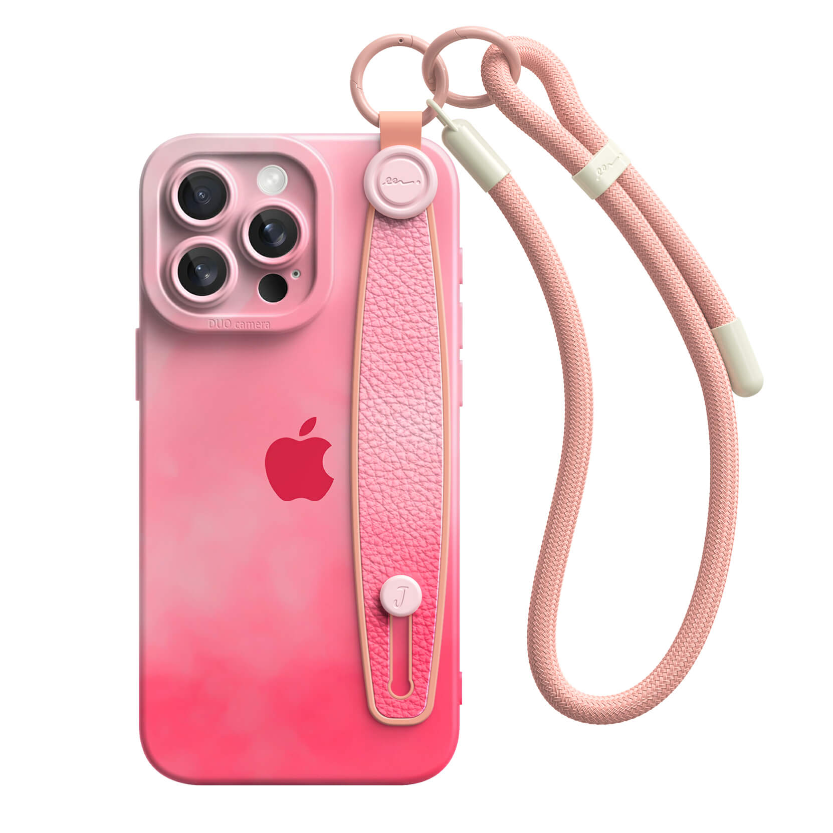 Pink Twilight | iPhone Series Multifunctional Wristband Case