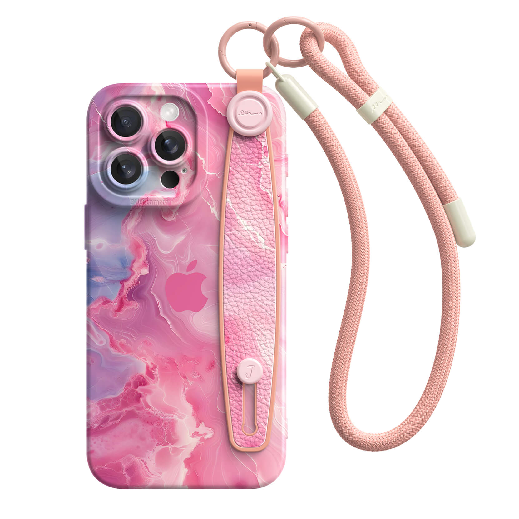 Jadeite Pink | iPhone Series Multifunctional Wristband Case