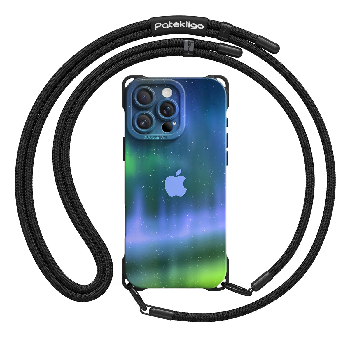 Optical Magnetic-Purple Green | iPhone Series Ultra Impact Resistant Protective Case