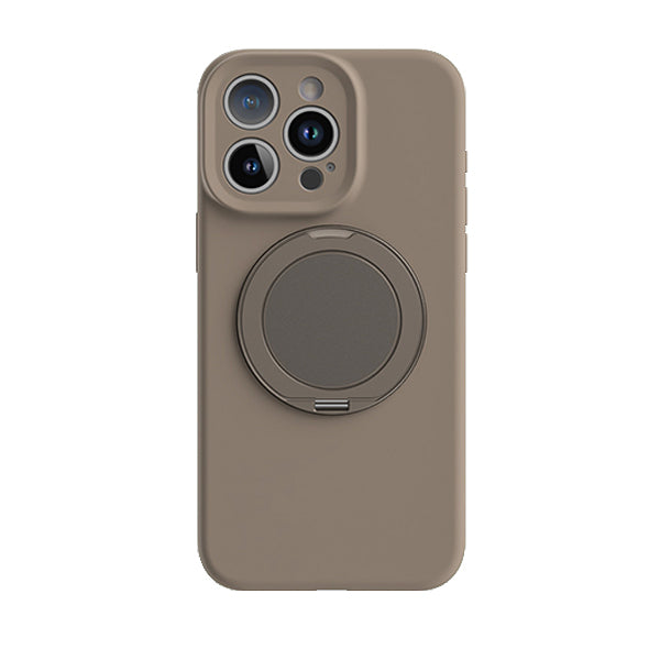 Khaki | iPhone Liquid Silicone Bracket Case