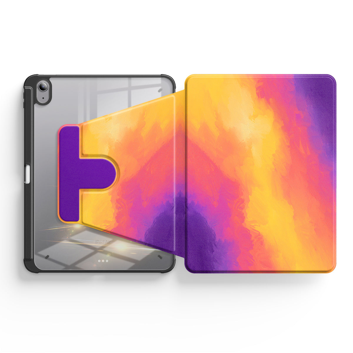 Fire Cloud-A Line of Sky | iPad Series Snap 360° Stand Impact Resistant Case