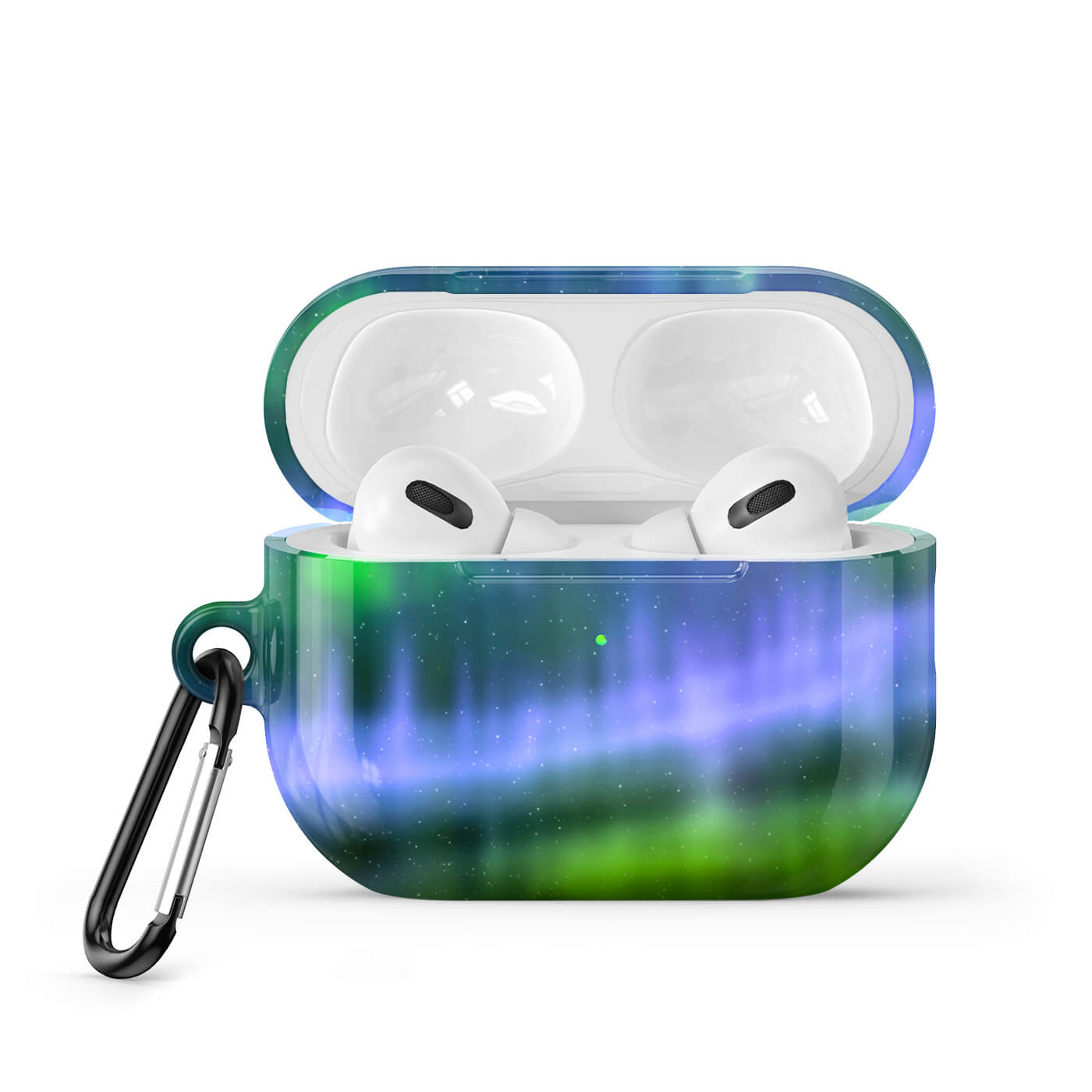 Optical Magnetic-Purple Green | AirPods Series Shockproof Protective Case