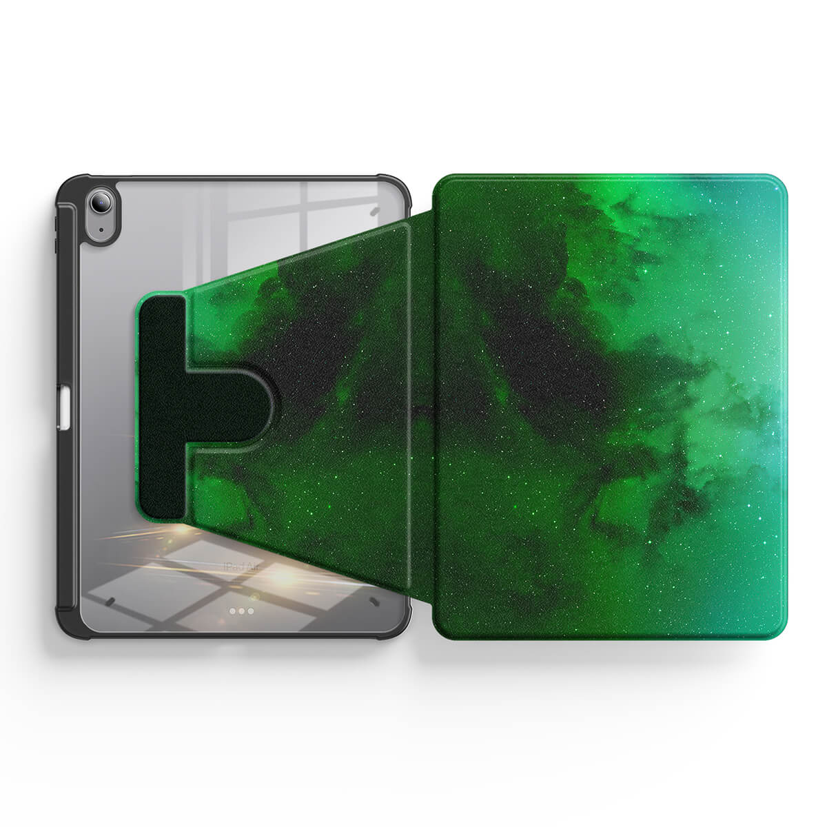 Night Star Green | iPad Series Snap 360° Stand Impact Resistant Case