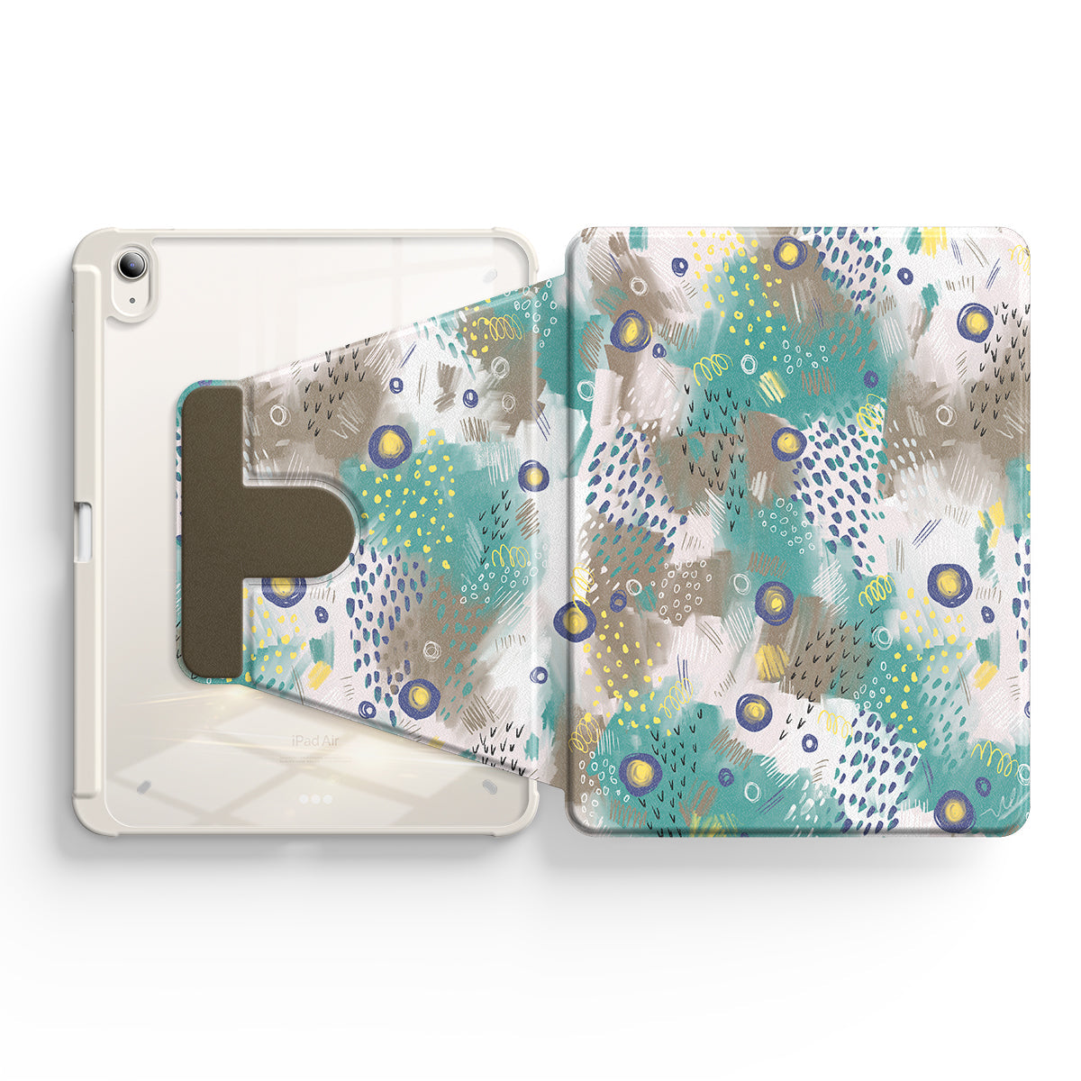 Dancing Peacock | iPad Series Snap 360° Stand Impact Resistant Case