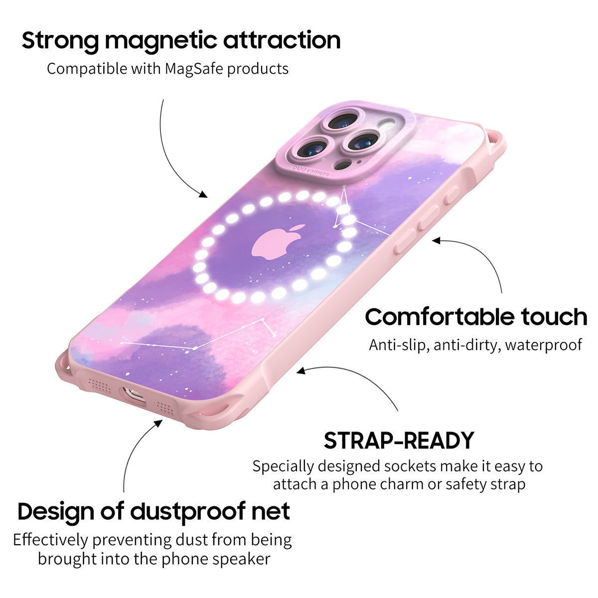 Astral Violet | iPhone Series Ultra Impact Resistant Protective Case