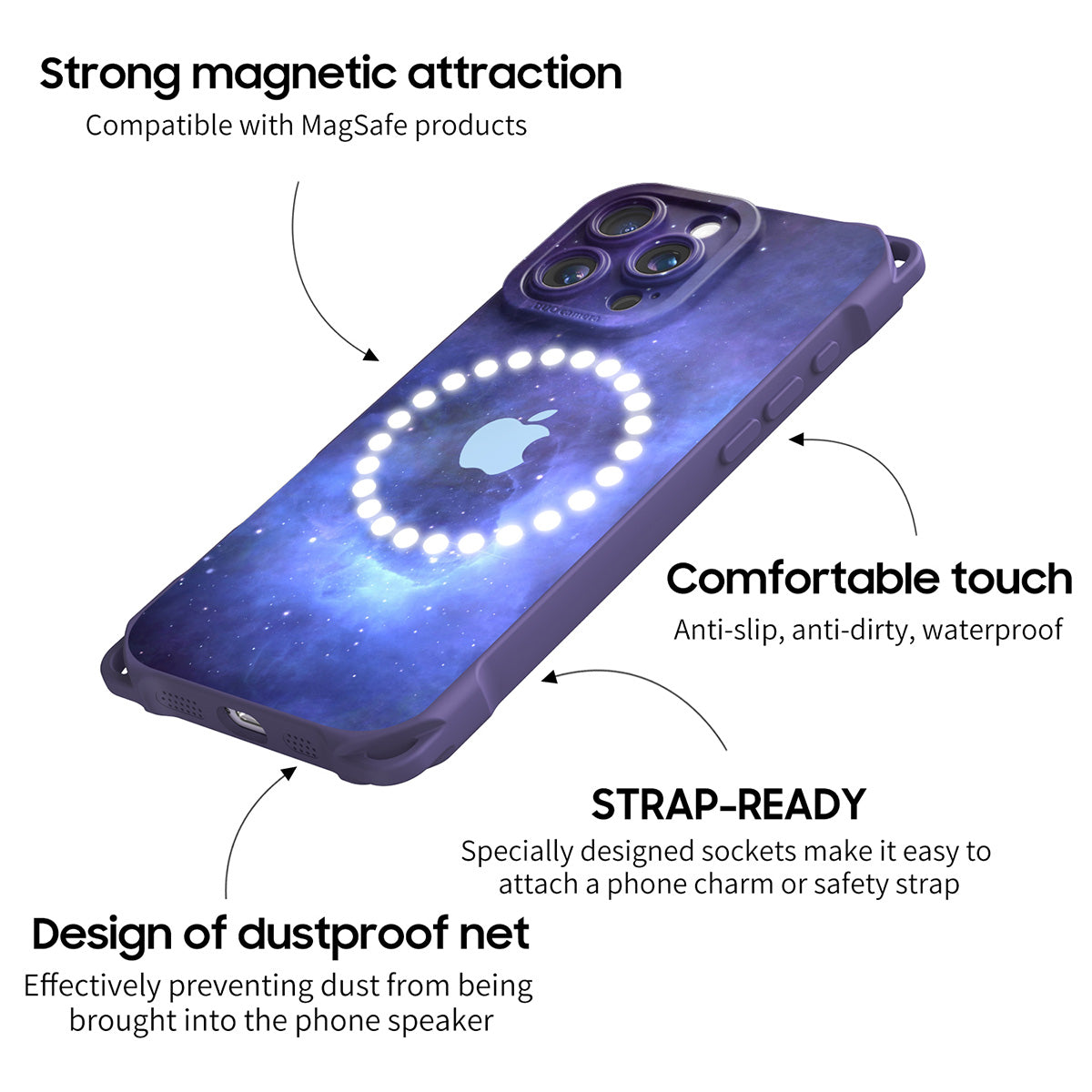 Nebula Smoke | iPhone Series Ultra Impact Resistant Protective Case