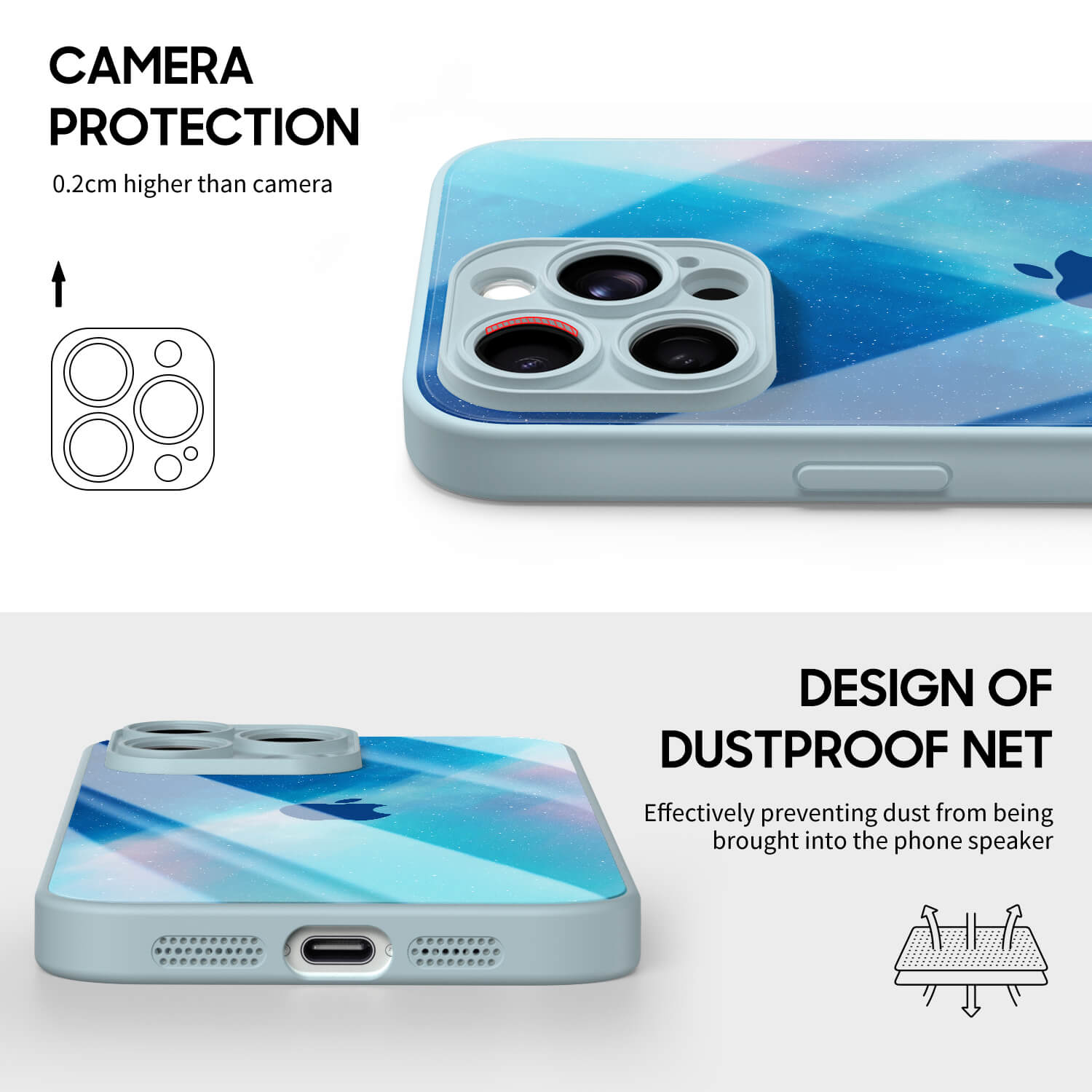 Pole Star-Blue Ocean | IPhone Series Impact Resistant Protective Case