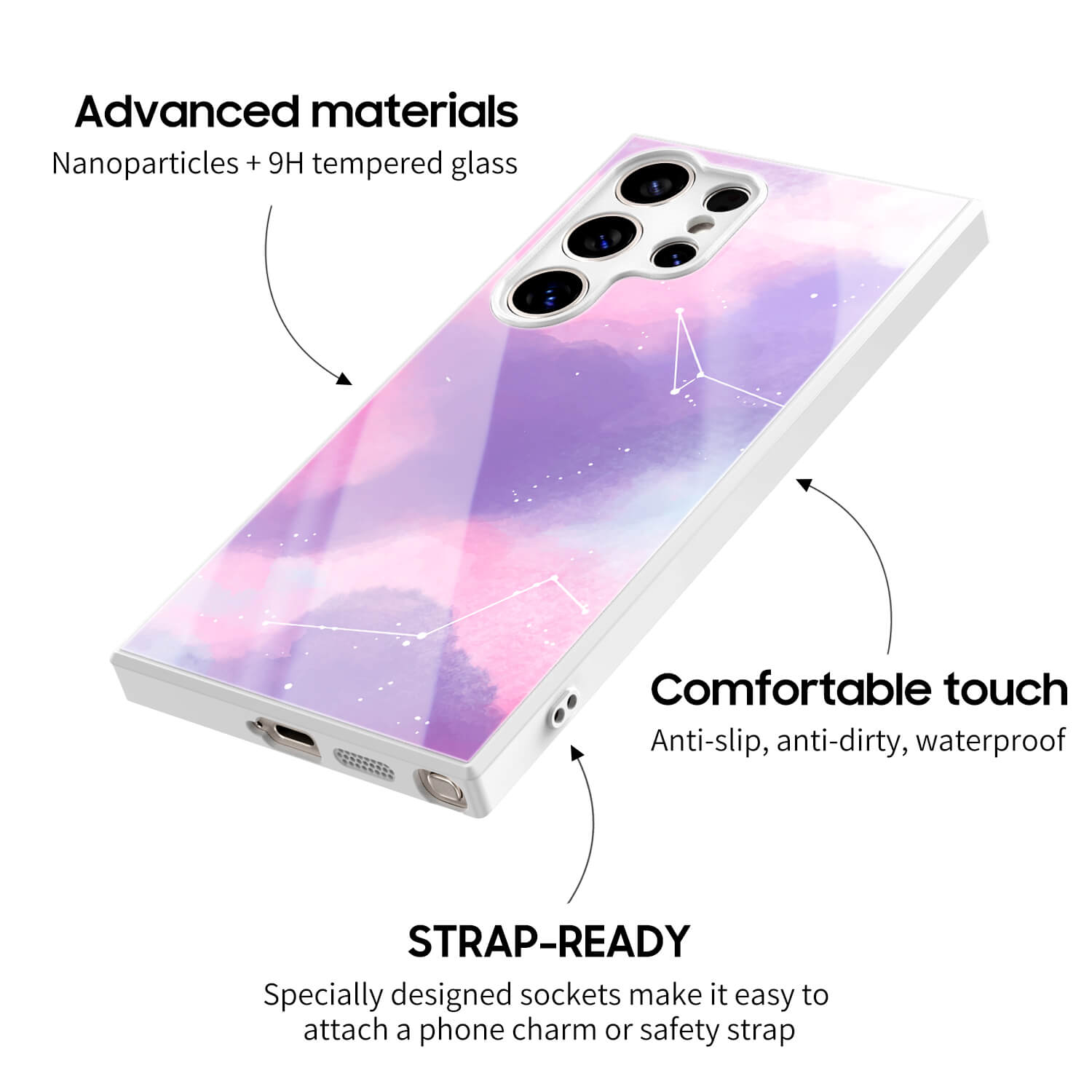 Astral Purple Blue | Samsung Series Impact Resistant Protective Case