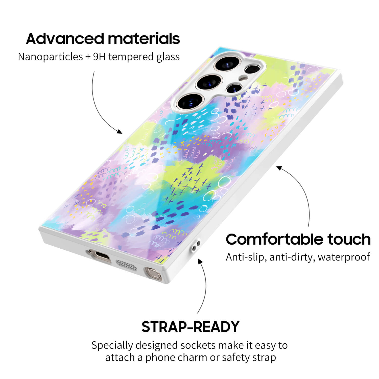 Marshmallow | Samsung Series Impact Resistant Protective Case