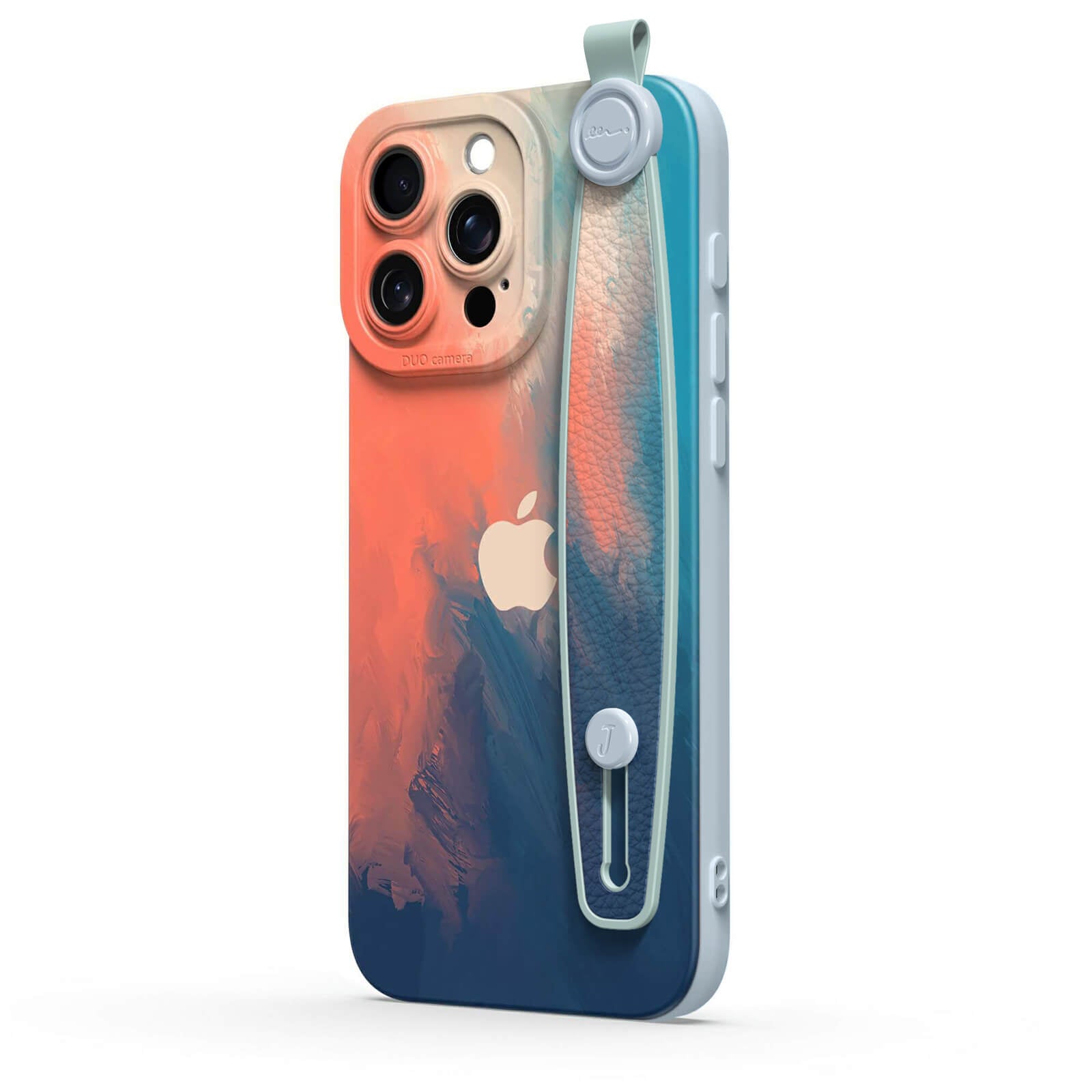 Blue/Orange | iPhone Series Multifunctional Wristband Case