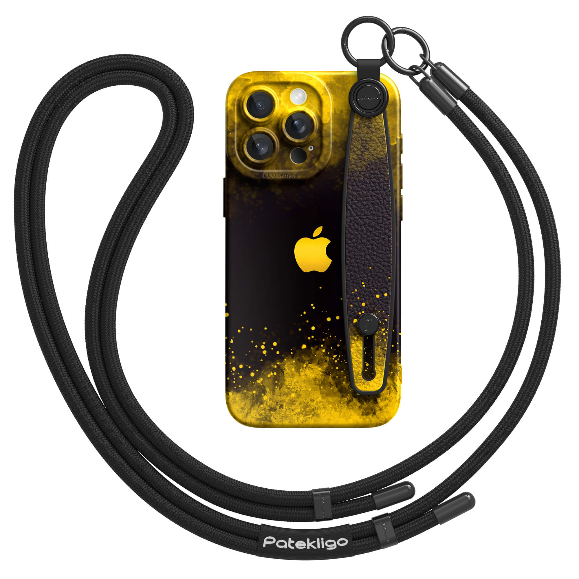 Sprinkle Gold | iPhone Series Multifunctional Wristband Case