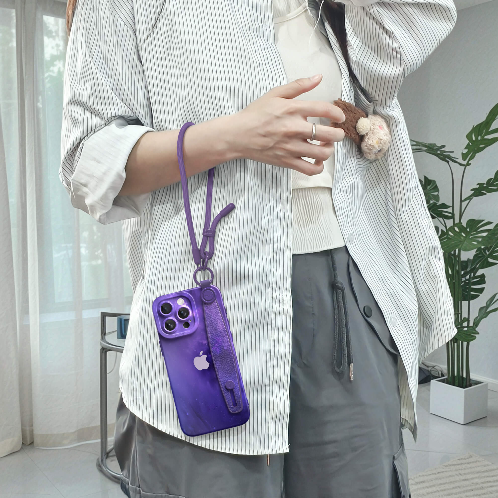 Amethyst | iPhone Series Multifunctional Wristband Case