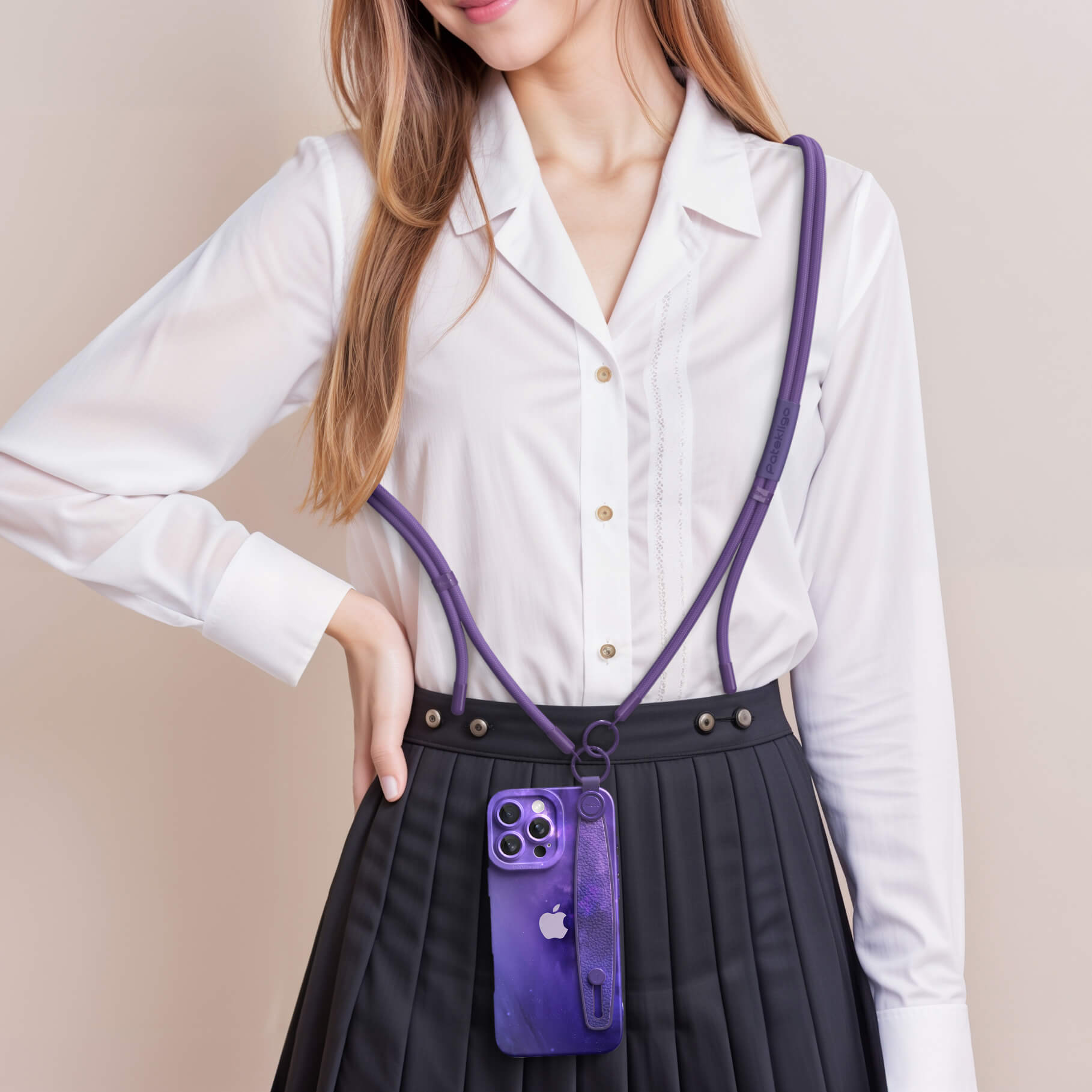 Amethyst | iPhone Series Multifunctional Wristband Case